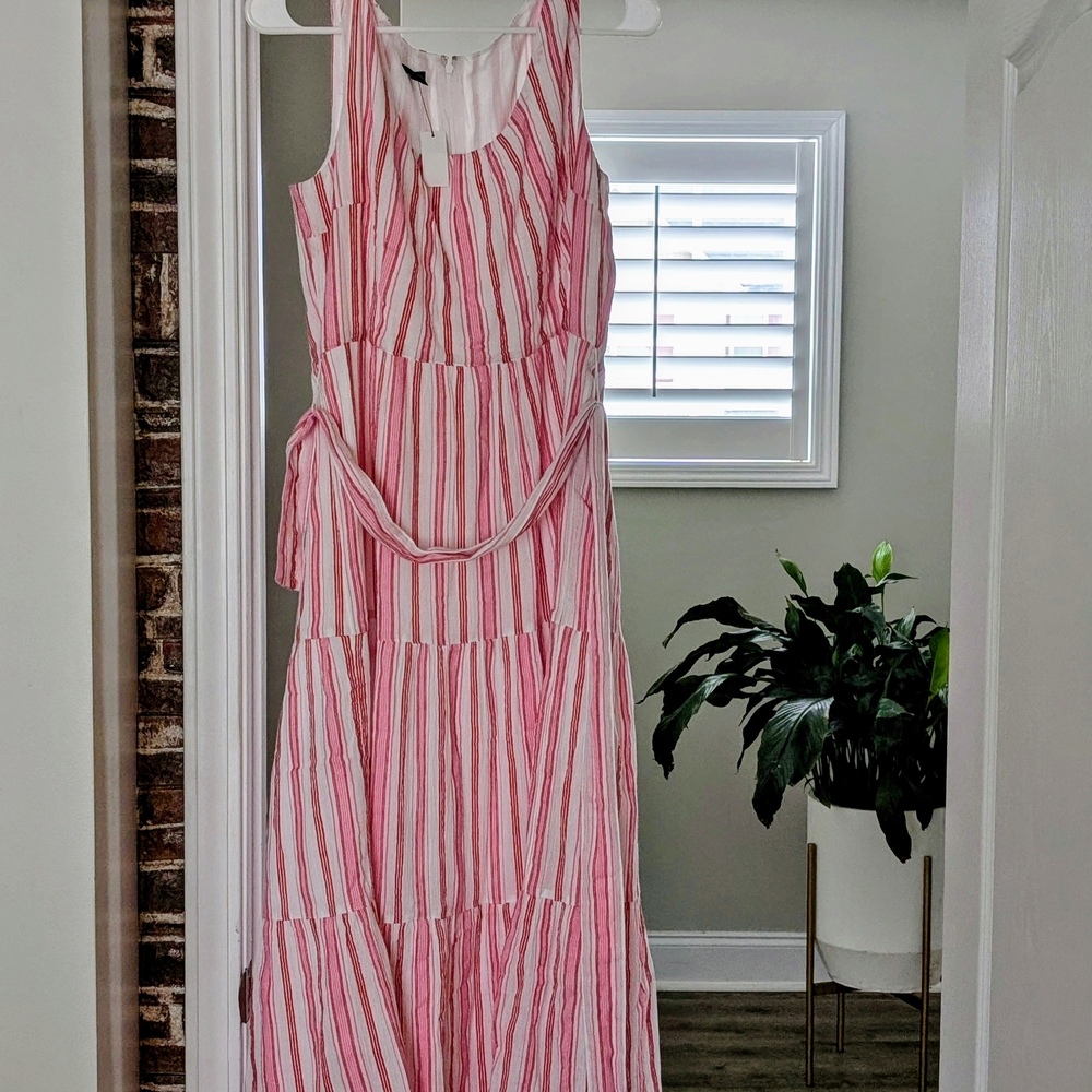 Talbots - Gauze Maxi Dress (Breezy Stripe)